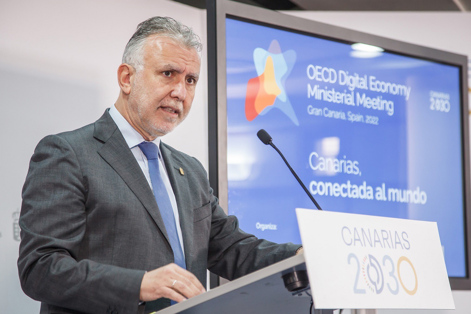 Torres destaca que la Conferencia sobre Economía Digital de OCDE sitúa a Canarias como «referente mundial»