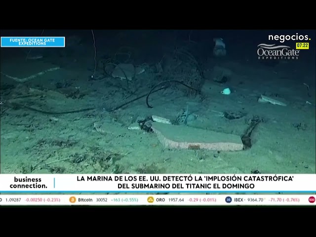 La Marina De Los Eeuu Detectó La Implosión Catastrófica Del Submarino Del Titanic El Domingo 